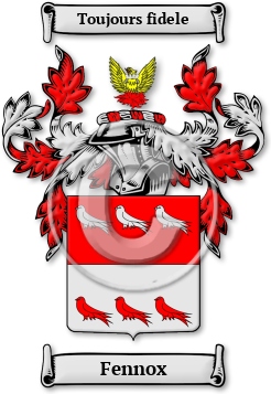 Fennox Family Crest Download (jpg) Legacy Series - 150 DPI