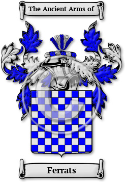 Ferrats Family Crest Download (jpg) Legacy Series - 150 DPI