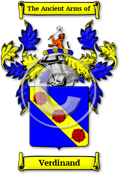 Verdinand Family Crest Download (jpg) Legacy Series - 150 DPI