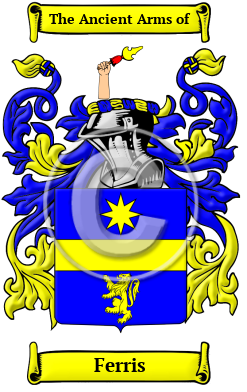 Ferris Family Crest Download (JPG) Heritage Series - 600 DPI