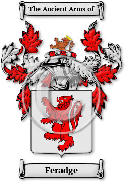 Feradge Family Crest Download (jpg) Legacy Series - 150 DPI