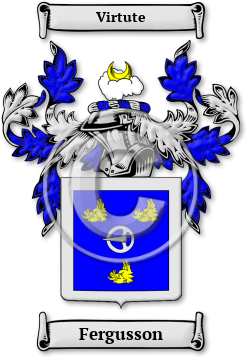 Fergusson Family Crest Download (jpg) Legacy Series - 150 DPI