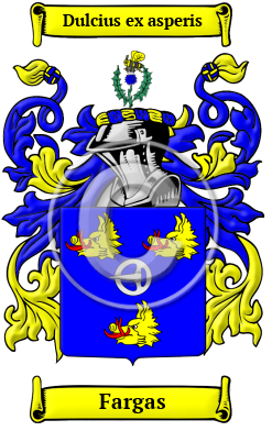 Fargas Family Crest Download (JPG) Heritage Series - 300 DPI