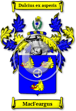 MacFeargus Family Crest Download (jpg) Legacy Series - 150 DPI
