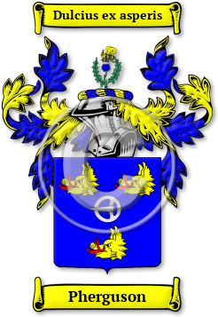 Pherguson Family Crest Download (jpg) Legacy Series - 150 DPI