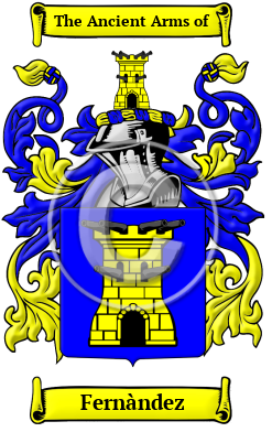 Fernàndez Family Crest Download (JPG) Heritage Series - 600 DPI