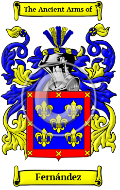 Fernández Family Crest Download (JPG) Heritage Series - 300 DPI