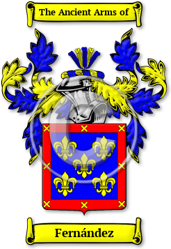 Fernández Family Crest Download (jpg) Legacy Series - 150 DPI