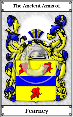 Fearney Family Crest Download (JPG)  Book Plated - 150 DPI
