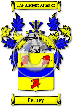 Ferney Family Crest Download (jpg) Legacy Series - 150 DPI