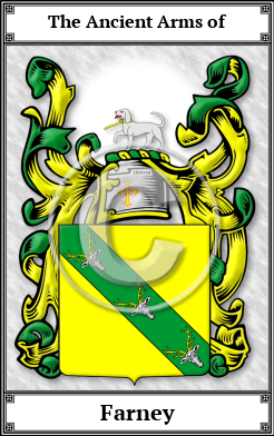 Farney Family Crest Download (JPG)  Book Plated - 150 DPI