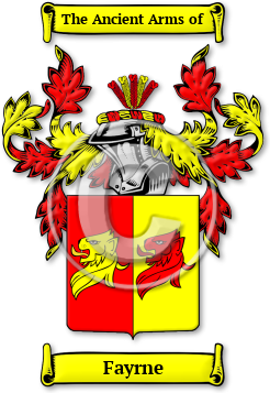 Fayrne Family Crest Download (jpg) Legacy Series - 150 DPI
