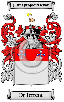 De ferrent Family Crest/Coat of Arms