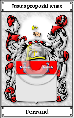 Ferrand Family Crest Download (JPG) Book Plated - 600 DPI