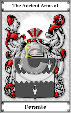 Ferante Family Crest Download (JPG)  Book Plated - 150 DPI