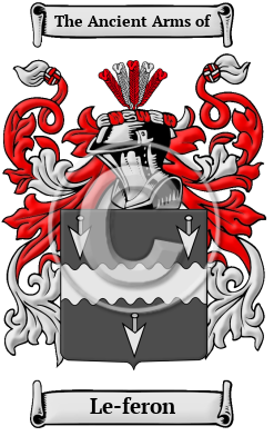Le-feron Family Crest Download (JPG) Heritage Series - 300 DPI