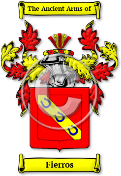 Fierros Family Crest Download (jpg) Legacy Series - 150 DPI