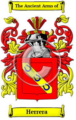 Herrera Family Crest Download (JPG) Heritage Series - 600 DPI