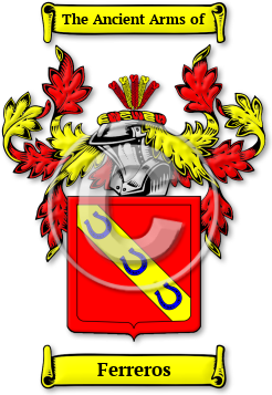 Ferreros Family Crest Download (jpg) Legacy Series - 150 DPI