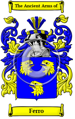 Ferro Family Crest Download (JPG) Heritage Series - 600 DPI