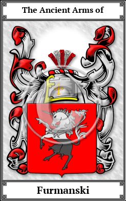 Furmanski Family Crest Download (JPG)  Book Plated - 150 DPI