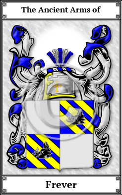 Frever Family Crest Download (JPG)  Book Plated - 150 DPI