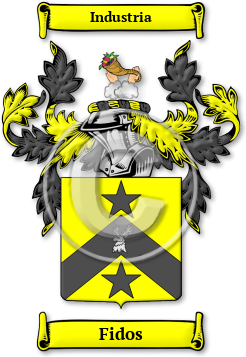 Fidos Family Crest Download (jpg) Legacy Series - 150 DPI