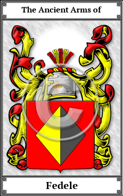 Fedele Family Crest Download (JPG)  Book Plated - 150 DPI