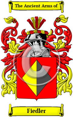 Fiedler Family Crest Download (JPG) Heritage Series - 600 DPI