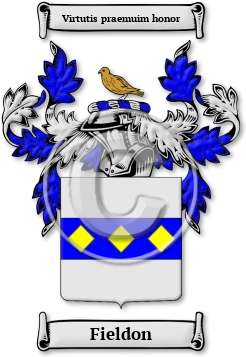 Fieldon Family Crest Download (jpg) Legacy Series - 150 DPI