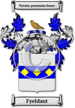 Fyeldant Family Crest Download (jpg) Legacy Series - 150 DPI