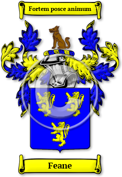 Feane Family Crest Download (JPG) Legacy Series - 600 DPI