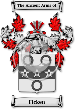Ficken Family Crest Download (JPG) Legacy Series - 600 DPI