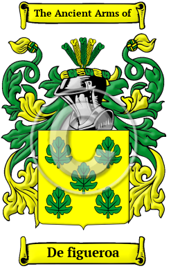 De figueroa Family Crest/Coat of Arms