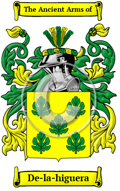 De-la-higuera Family Crest Download (JPG) Heritage Series - 300 DPI