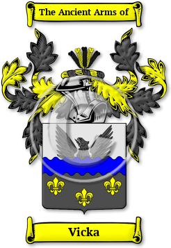 Vicka Family Crest Download (JPG) Legacy Series - 600 DPI