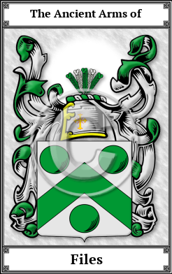 Files Family Crest Download (JPG)  Book Plated - 150 DPI