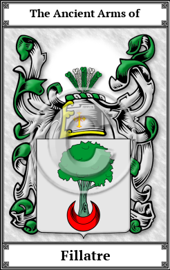 Fillatre Family Crest Download (JPG)  Book Plated - 150 DPI