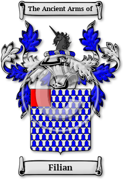 Filian Family Crest Download (jpg) Legacy Series - 150 DPI