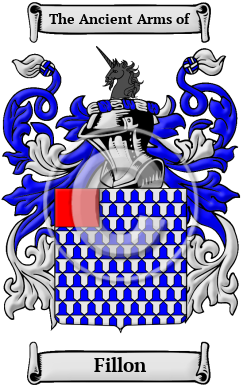 Fillon Family Crest Download (JPG) Heritage Series - 600 DPI