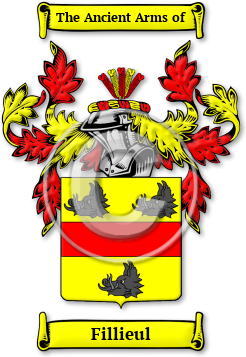 Fillieul Family Crest Download (jpg) Legacy Series - 150 DPI