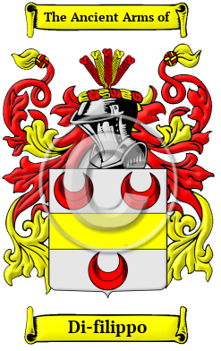 Di-filippo Family Crest Download (JPG) Heritage Series - 300 DPI