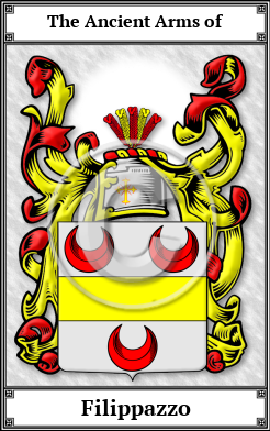 Filippazzo Family Crest Download (JPG)  Book Plated - 150 DPI