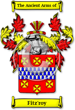 Fitz'roy Family Crest Download (jpg) Legacy Series - 150 DPI