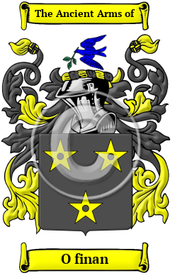 O finan Family Crest Download (JPG) Heritage Series - 600 DPI