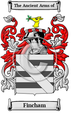Fincham Family Crest Download (JPG) Heritage Series - 600 DPI