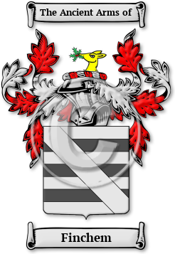 Finchem Family Crest Download (JPG) Legacy Series - 600 DPI