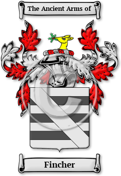 Fincher Family Crest Download (jpg) Legacy Series - 150 DPI