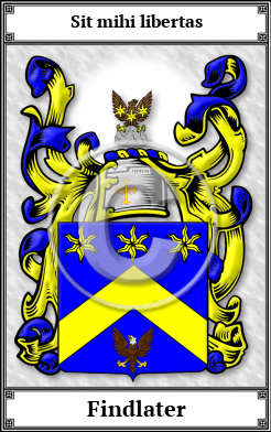 Findlater Family Crest Download (JPG)  Book Plated - 150 DPI