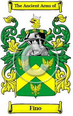 Fino Family Crest/Coat of Arms